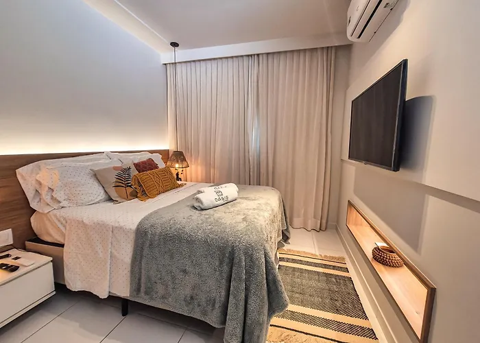 Flat Luxo Oasis Do Mana 350M Da Praia, Polo Aquatico-2Qts, 2Gar