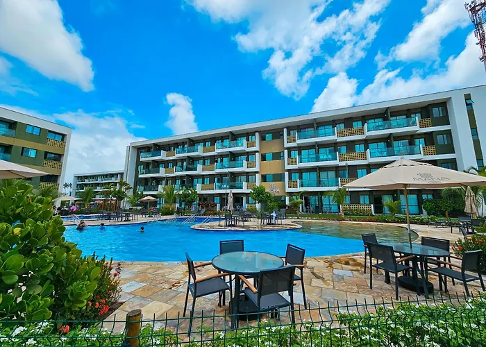 Flat Luxo Oasis Do Mana 350M Da Praia, Polo Aquatico-2Qts, 2Gar