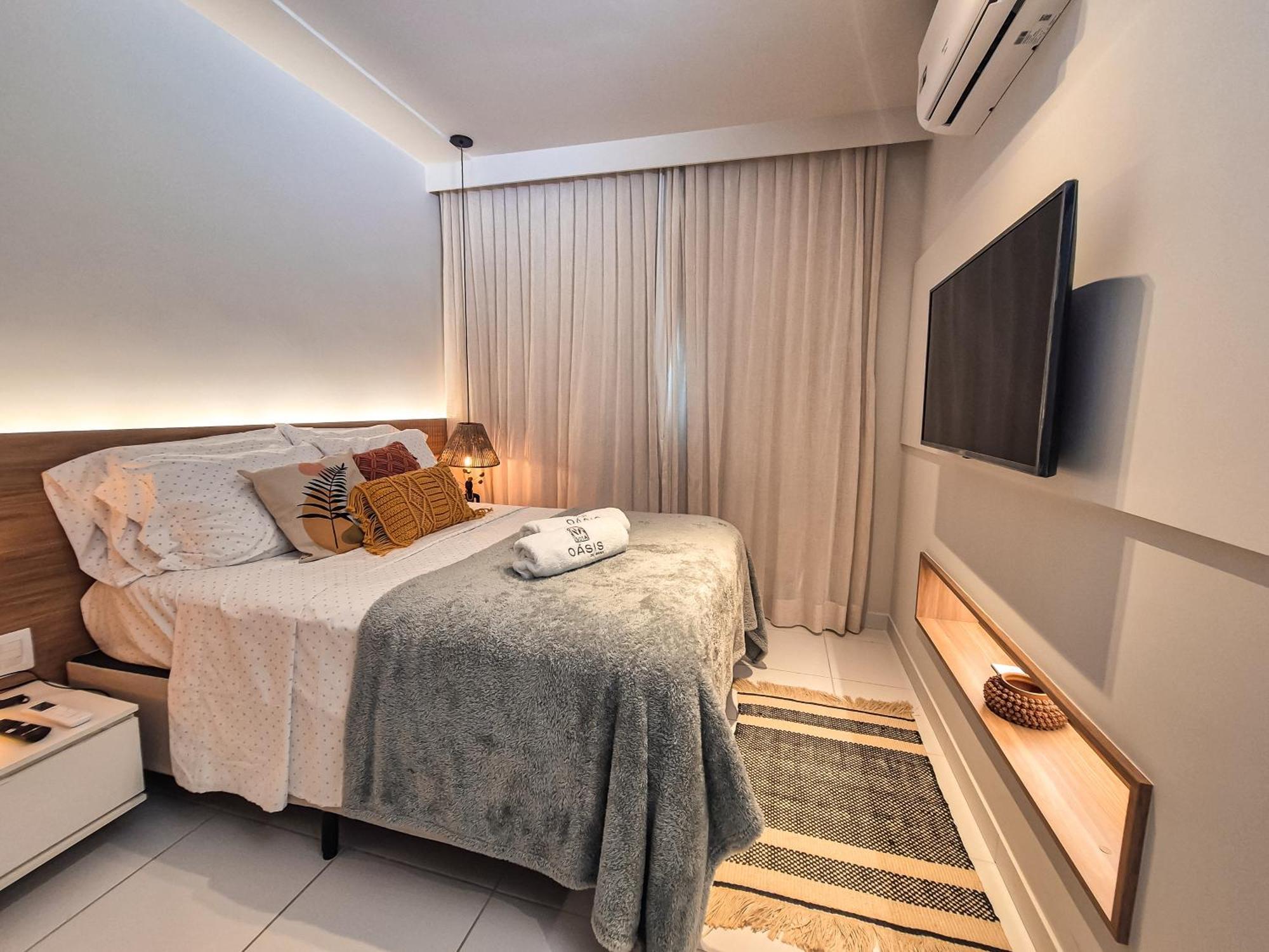 Apartment Oasis Do Mana: Beachfront Elegance & Comfort Porto de Galinhas
